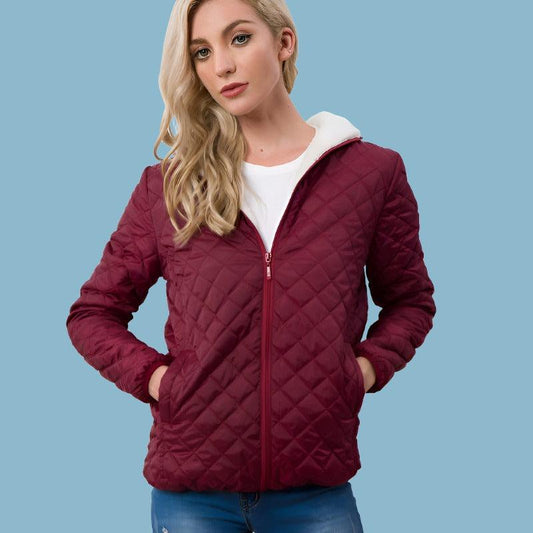 Hooded Jacket — Puff Jacket — Women's Outerwear
