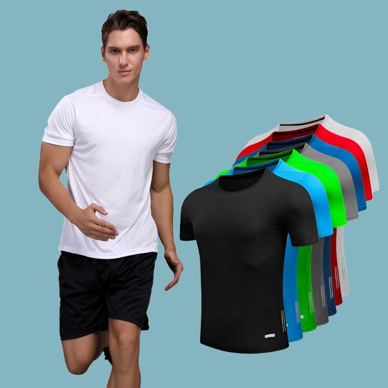 mens athletic top — dry fit workout top