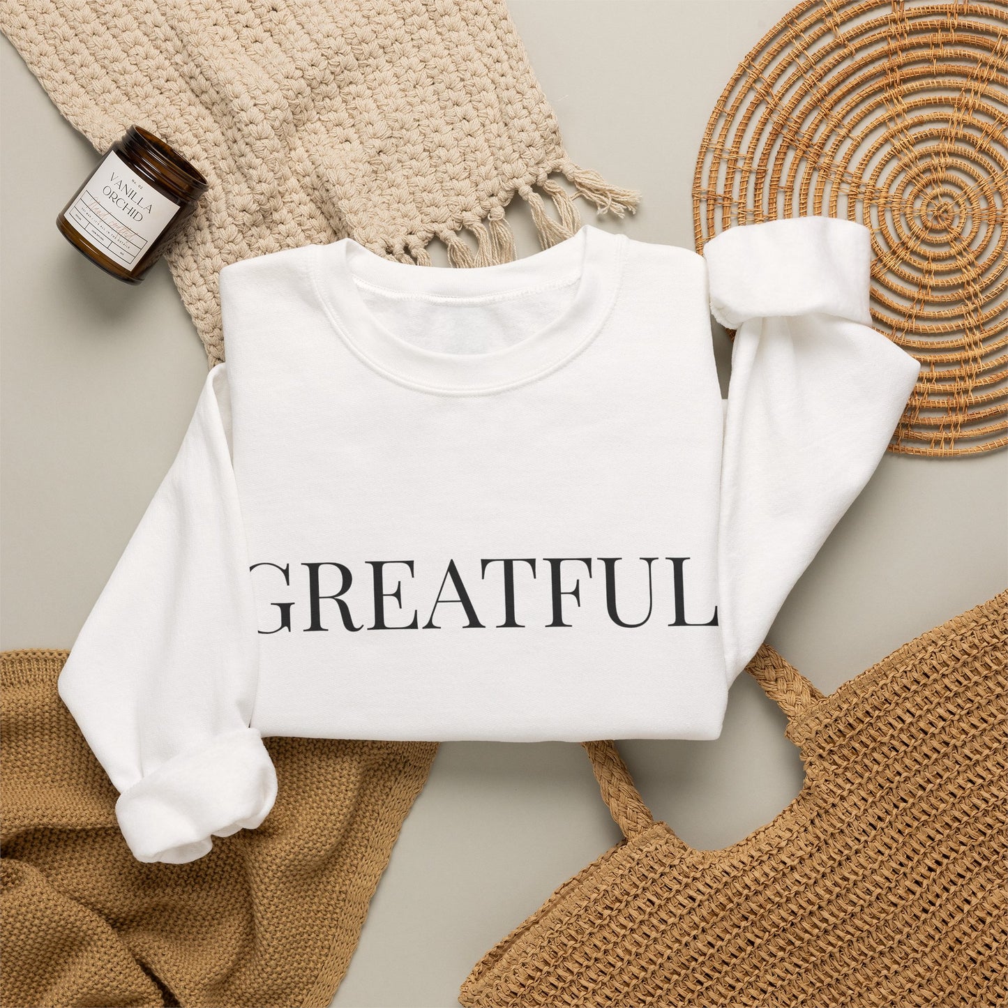 Women’s Grateful Sweatshirt, Fall Thanksgiving Graphic Crewneck, Cute Autumn Gratitude Shirt for Women