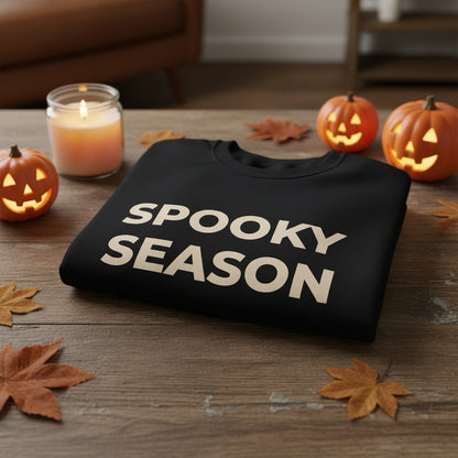 Women’s Spooky Season Sweatshirt, Halloween Graphic Crewneck, Fall Shirt