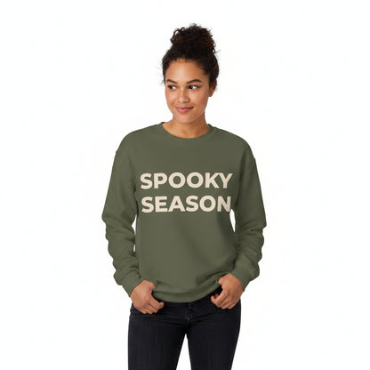 Women’s Spooky Season Sweatshirt, Halloween Graphic Crewneck, Fall Shirt