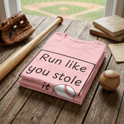 Run Like You Stole It Baseball Graphic Tee