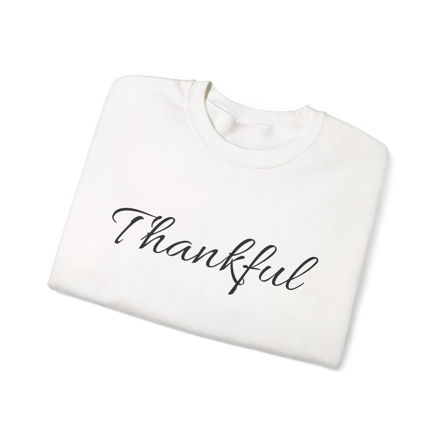 Thankful Crewneck Sweatshirt — Cozy Thanksgiving Pullover