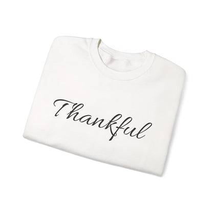 Thankful Crewneck Sweatshirt — Cozy Thanksgiving Pullover