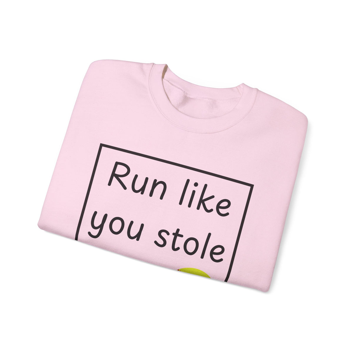 Run Like You Stole It Softball Crewneck Sweatshirt