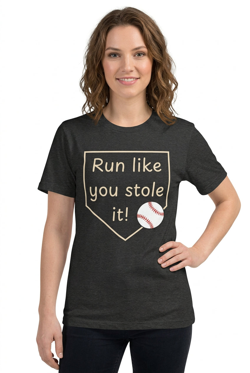 Run Like You Stole It Baseball Graphic Tee