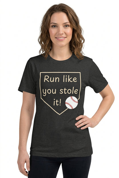 Run Like You Stole It Baseball Graphic Tee