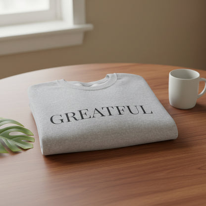 Women’s Grateful Sweatshirt, Fall Thanksgiving Graphic Crewneck, Cute Autumn Gratitude Shirt for Women