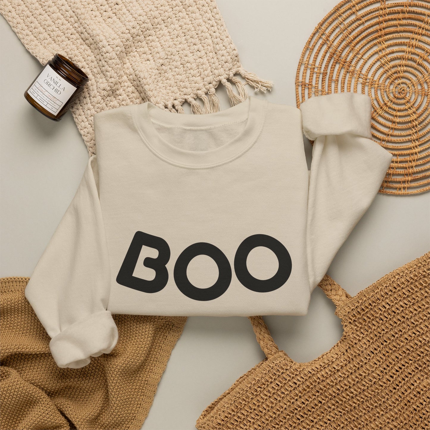 Boo Halloween sweatshirt