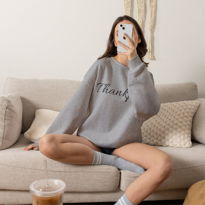 Thankful Crewneck Sweatshirt — Cozy Thanksgiving Pullover