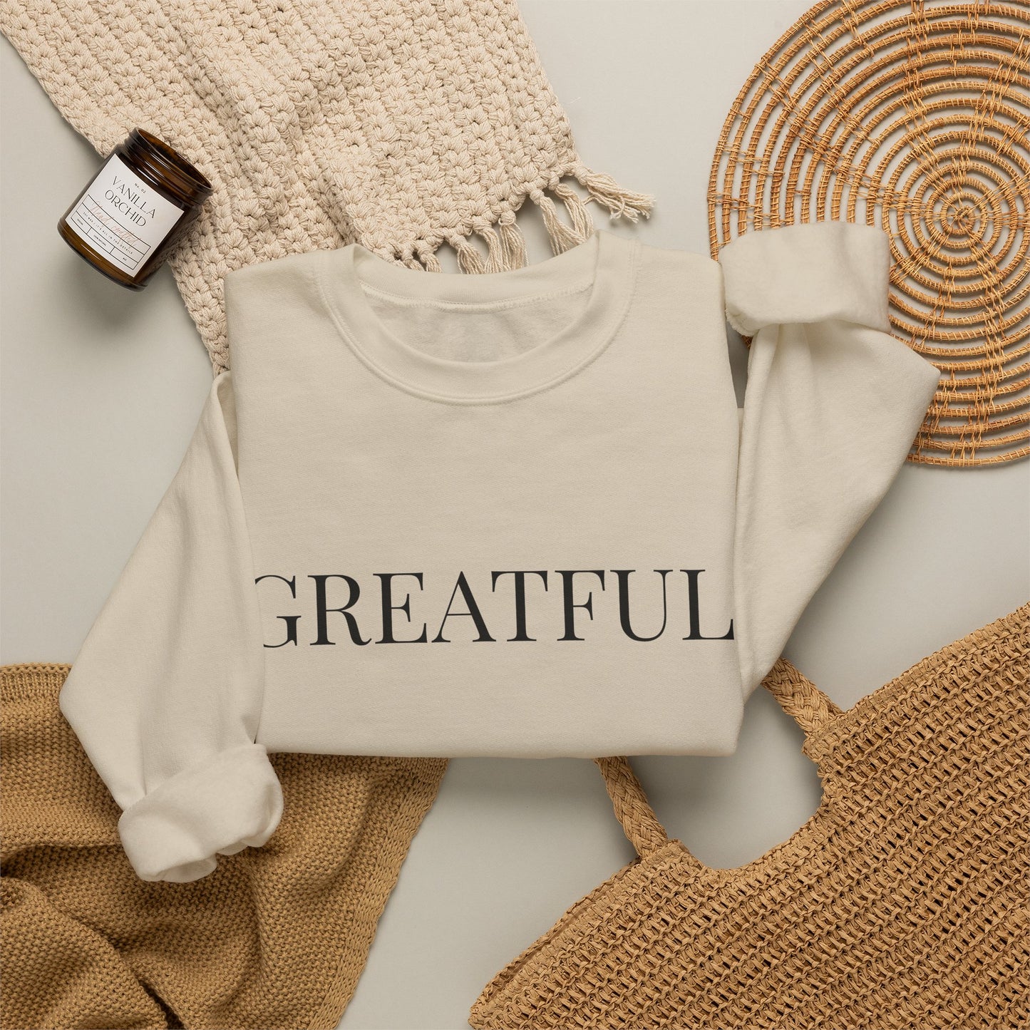Women’s Grateful Sweatshirt, Fall Thanksgiving Graphic Crewneck, Cute Autumn Gratitude Shirt for Women