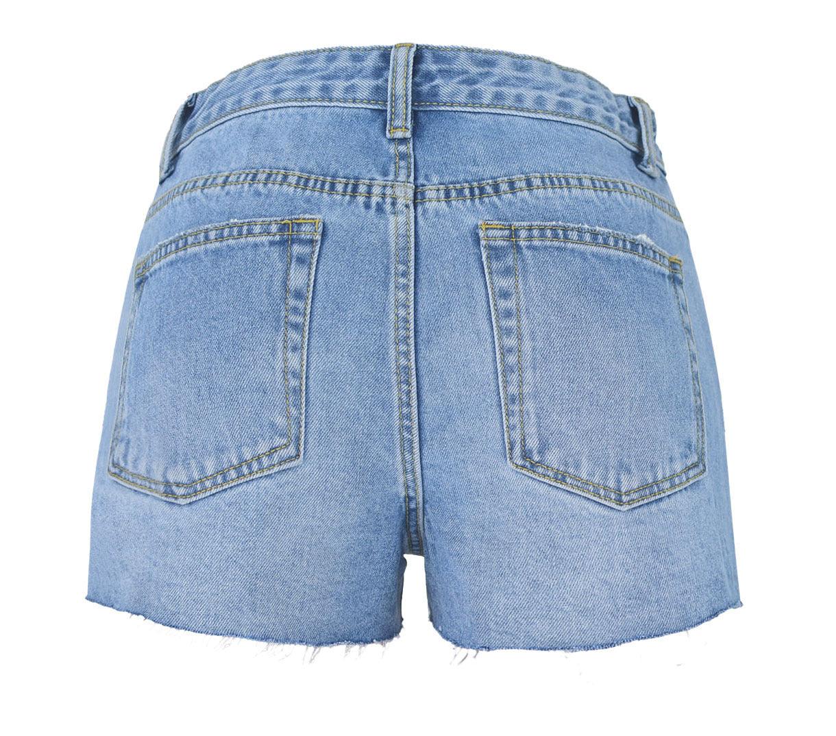 Urban Edge Ripped Denim Shorts