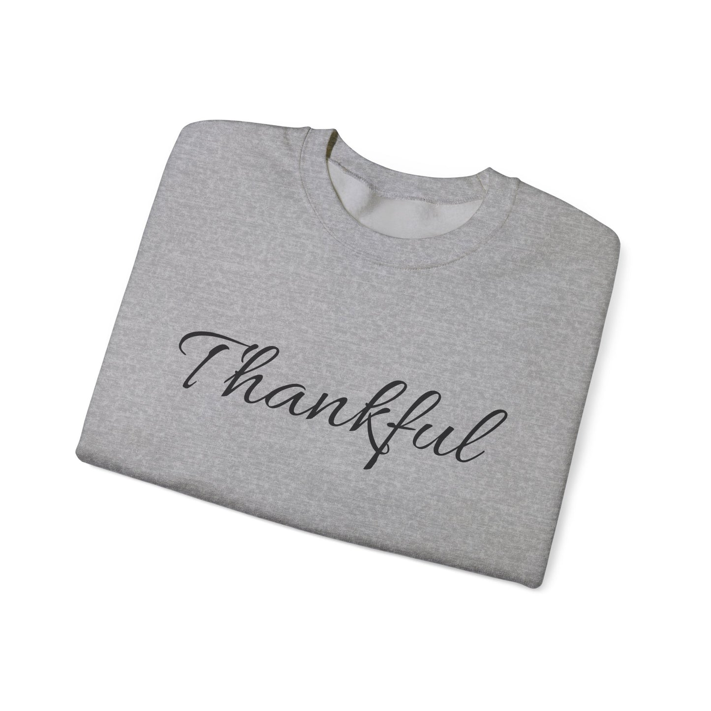 Thankful Crewneck Sweatshirt — Cozy Thanksgiving Pullover