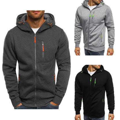 Essential Full Zip Hoodie — Men's Full Zip Hooded