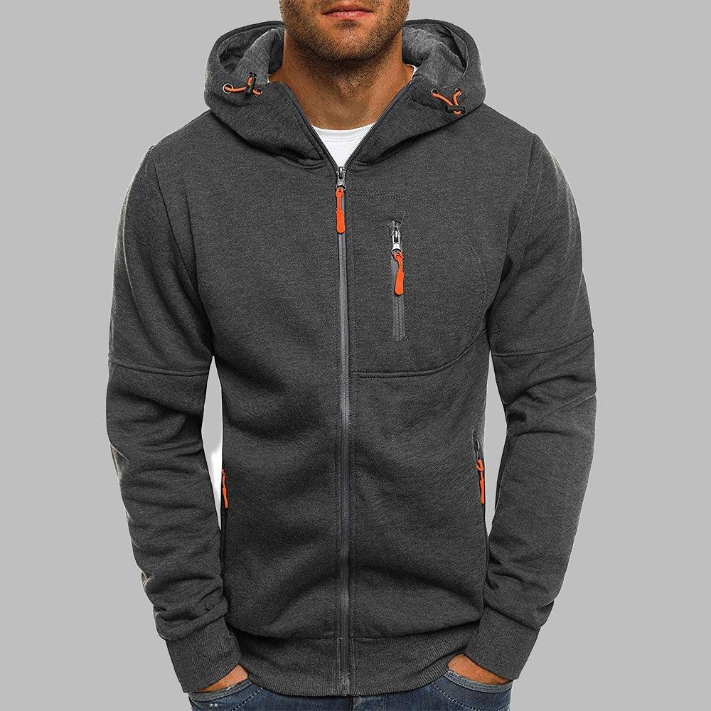 Essential Full Zip Hoodie — Men's Full Zip Hooded