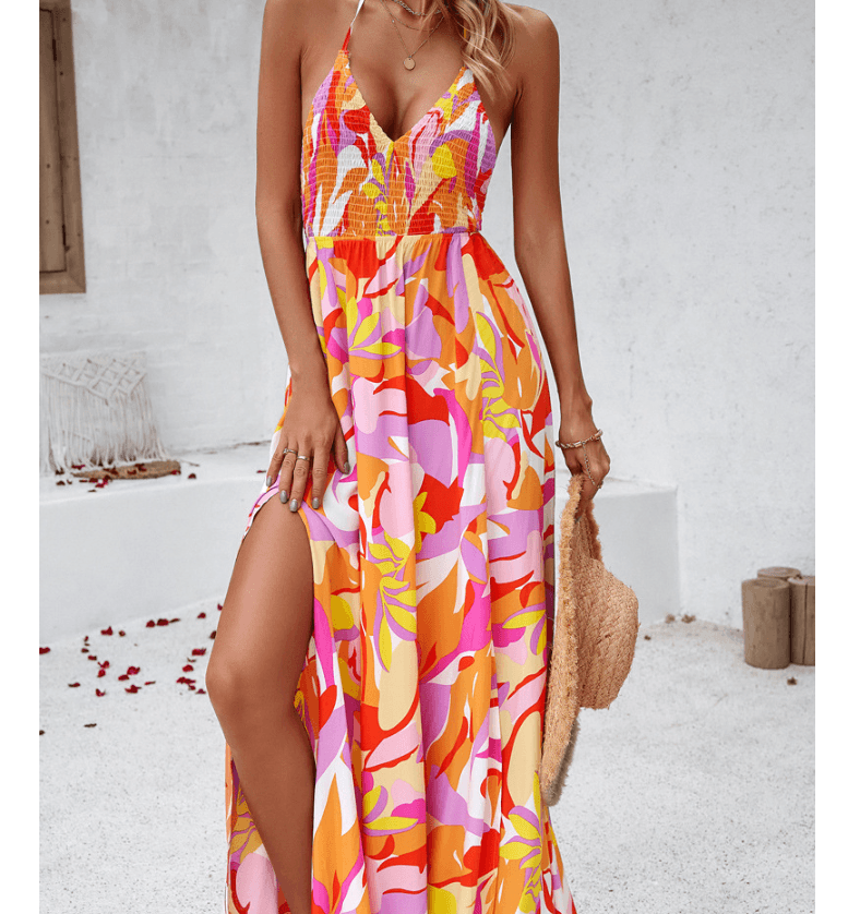 Sunrise Escape Halter Dress — Womens's Summer Dress