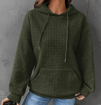 SimpleStyle Women's Solid Knit Hoodie — Women's Hoodie