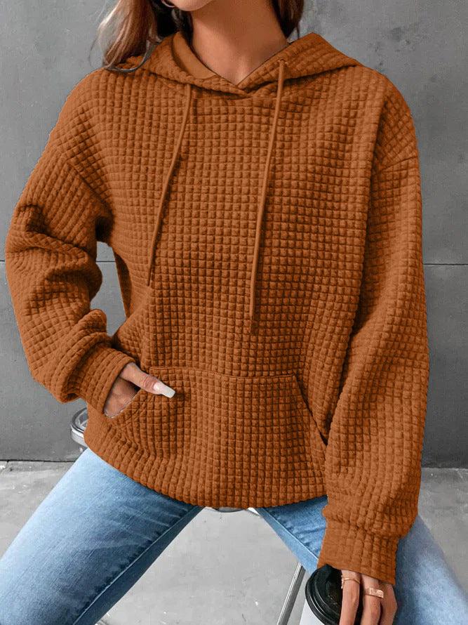 SimpleStyle Women's Solid Knit Hoodie — Women's Hoodie