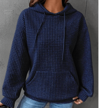 SimpleStyle Women's Solid Knit Hoodie — Women's Hoodie