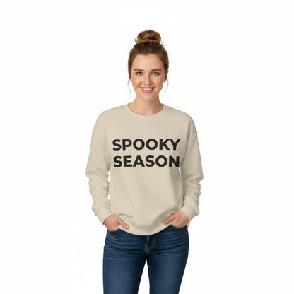 Women’s Spooky Season Sweatshirt, Halloween Graphic Crewneck, Fall Shirt