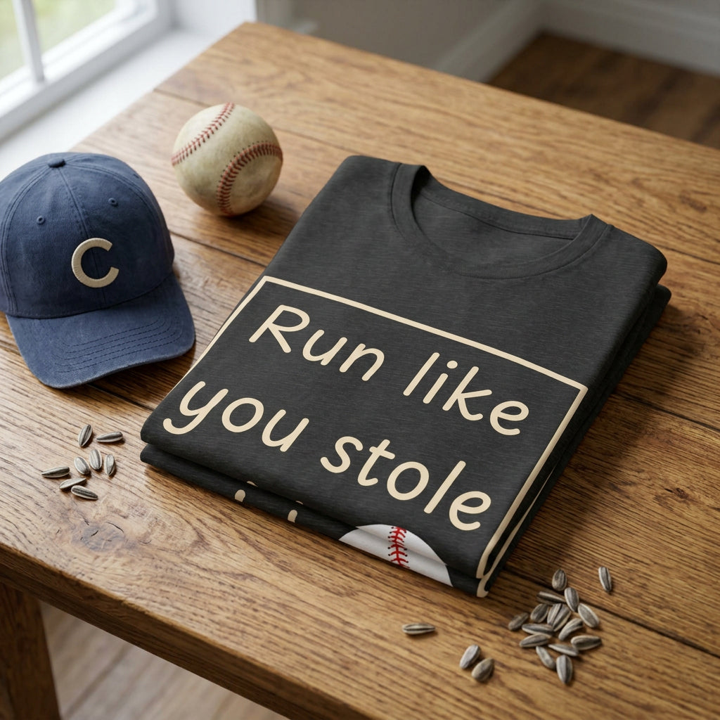 Run Like You Stole It Baseball Graphic Tee