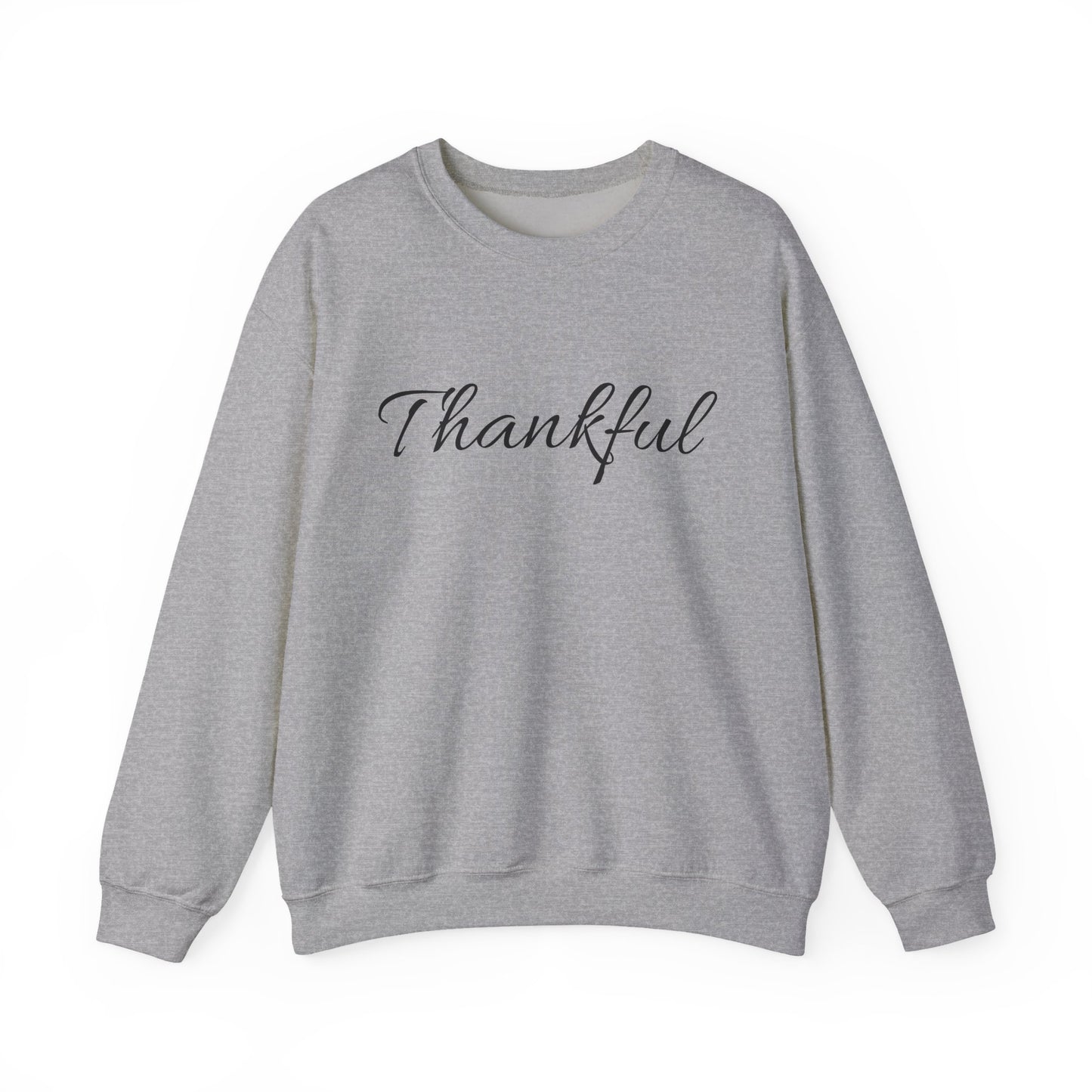 Thankful Crewneck Sweatshirt — Cozy Thanksgiving Pullover