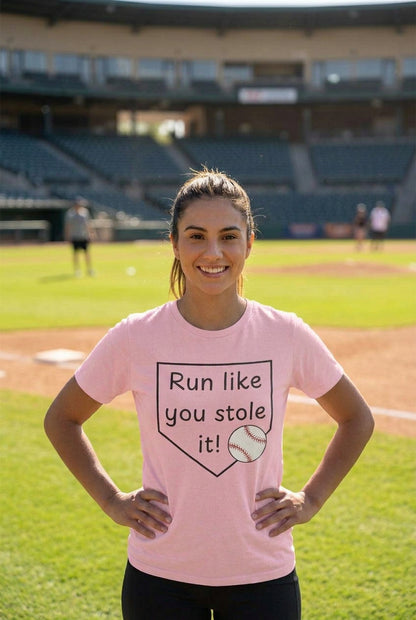 Run Like You Stole It Baseball Graphic Tee