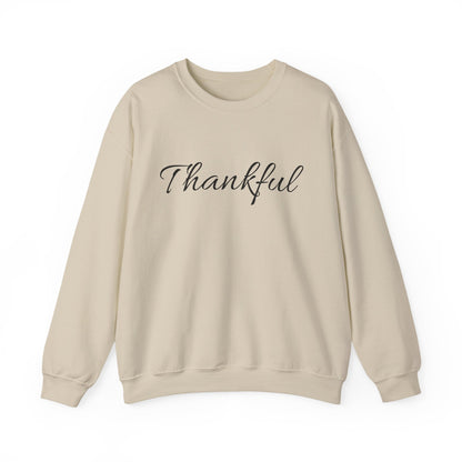 Thankful Crewneck Sweatshirt — Cozy Thanksgiving Pullover