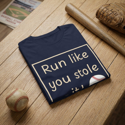 Run Like You Stole It Baseball Graphic Tee