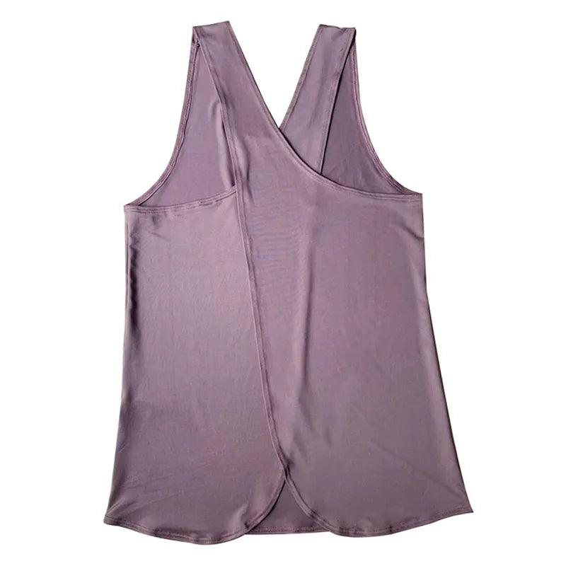 Cross Back Athletic Top — Workout Tanks For Women