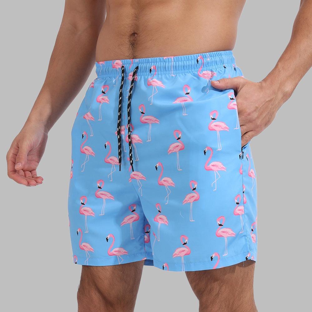 Blue FlamingoAquaFlex Men's Swim Shorts | JHB Marketplace