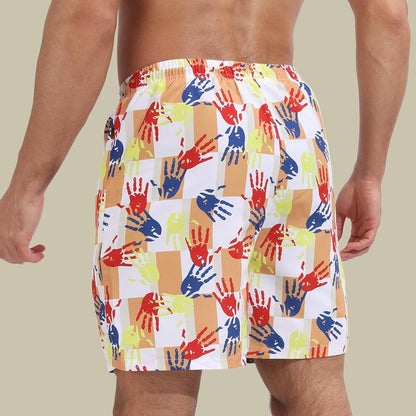 Graffiti Palm AquaFlex Men's Swim Shorts | JHB Marketplace