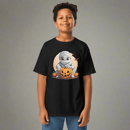 Mummy's Jack-O'-Lantern Kids' Tee | Kids T-shirt
