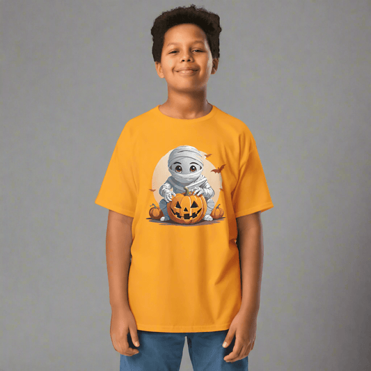 Mummy's Jack-O'-Lantern Kids' Tee | Kids T-shirt