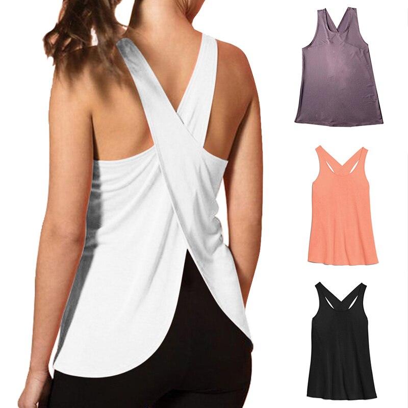 Cross Back Athletic Top — Workout Tanks For Women