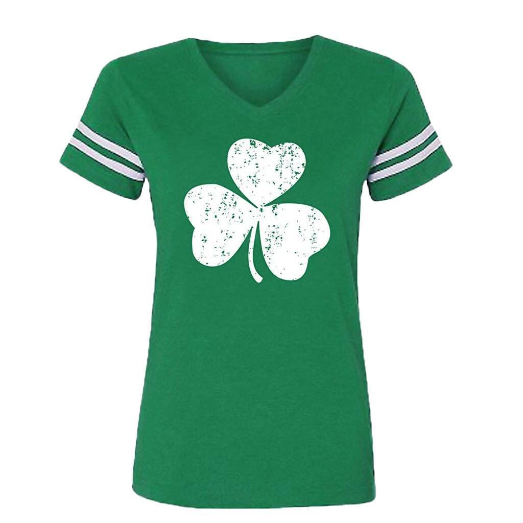 St. Patrick's Day Four-leaf Clover & Shamrock T-shirt