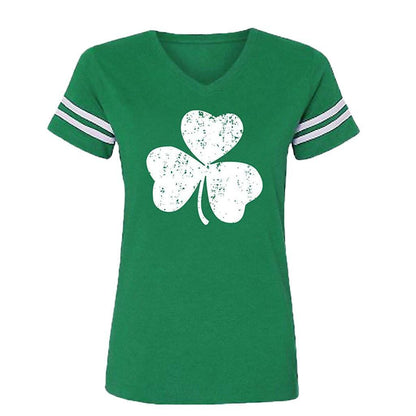 St. Patrick's Day Four-leaf Clover & Shamrock T-shirt